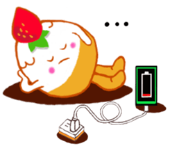 Cute cake sticker #10680808