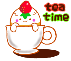 Cute cake sticker #10680815
