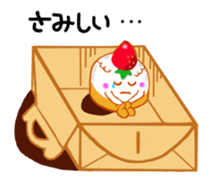 Cute cake sticker #10680818
