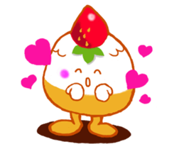 Cute cake sticker #10680822