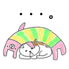 Slovenly cat 2(Spring) sticker #10682115