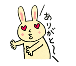 A charming rabbit sticker #10682869