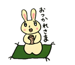 A charming rabbit sticker #10682871