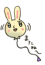A charming rabbit sticker #10682872