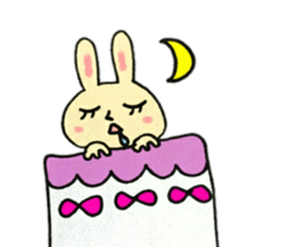 A charming rabbit sticker #10682879