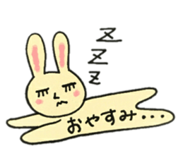 A charming rabbit sticker #10682880