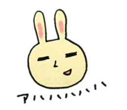 A charming rabbit sticker #10682884