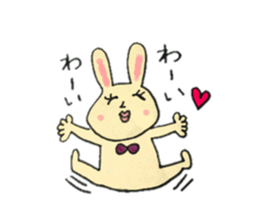 A charming rabbit sticker #10682886