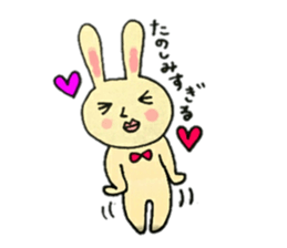 A charming rabbit sticker #10682887