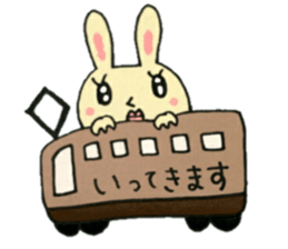 A charming rabbit sticker #10682891