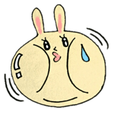 A charming rabbit sticker #10682895