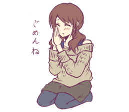 Easily japan western sticker sticker #10682948