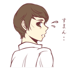 Easily japan western sticker sticker #10682949