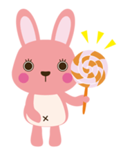 Pinky-Daisy with sweets sticker #10683031