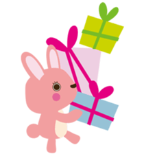 Pinky-Daisy with sweets sticker #10683034