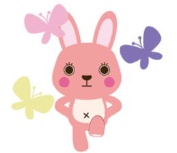 Pinky-Daisy with sweets sticker #10683038