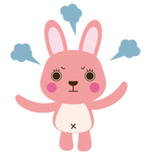 Pinky-Daisy with sweets sticker #10683041