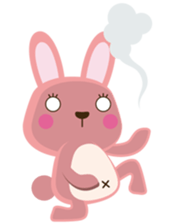 Pinky-Daisy with sweets sticker #10683047