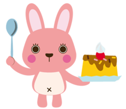 Pinky-Daisy with sweets sticker #10683050