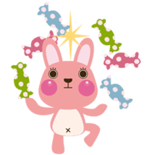 Pinky-Daisy with sweets sticker #10683062