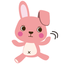 Pinky-Daisy with sweets sticker #10683063