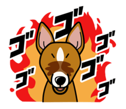 iinu - Basenji sticker #10683088