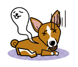 iinu - Basenji sticker #10683090