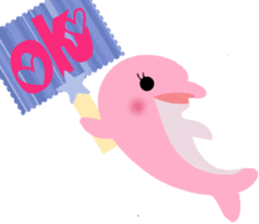 Pink Dolphin sticker #10683270