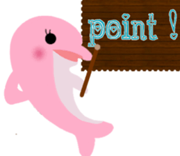Pink Dolphin sticker #10683288