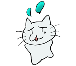 The cat speaks an honorific sticker #10683368