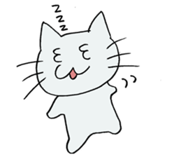 The cat speaks an honorific sticker #10683381