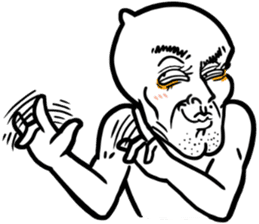 Let's crazy ! Mochi man PUCHU !!(4) sticker #10683603