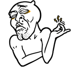 Let's crazy ! Mochi man PUCHU !!(4) sticker #10683615