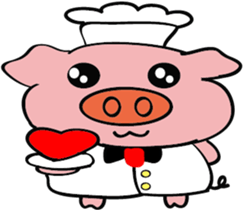 We are funny Piggy family sticker #10684089