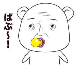 REAL FACE BEAR sticker #10685472