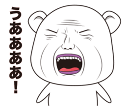 REAL FACE BEAR sticker #10685492