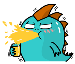 the cute dinosaur 1 sticker #10686016