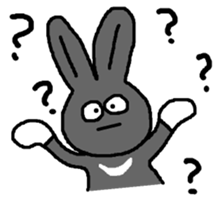 Black Rabbit Pearl sticker #10686485