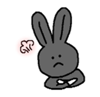 Black Rabbit Pearl sticker #10686486