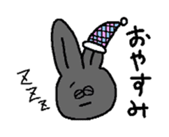 Black Rabbit Pearl sticker #10686492