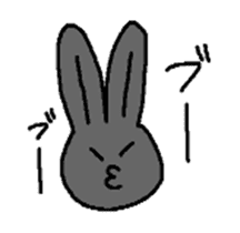 Black Rabbit Pearl sticker #10686502