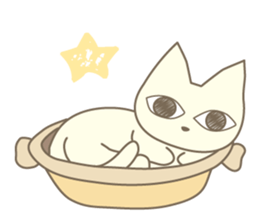 Pastel cat MINT sticker #10687428