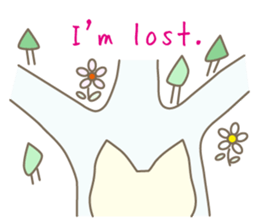 Pastel cat MINT sticker #10687436