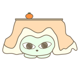 Pastel cat MINT sticker #10687452