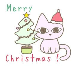 Pastel cat MINT sticker #10687456