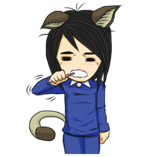 Nikki the Neko Girl sticker #10687505