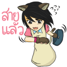 Nikki the Neko Girl sticker #10687509