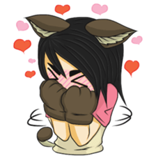 Nikki the Neko Girl sticker #10687514