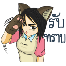 Nikki the Neko Girl sticker #10687518