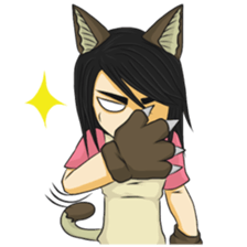 Nikki the Neko Girl sticker #10687521